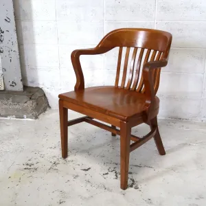 Gunlocke Chair社 アンティーク アームチェア ウォルナット