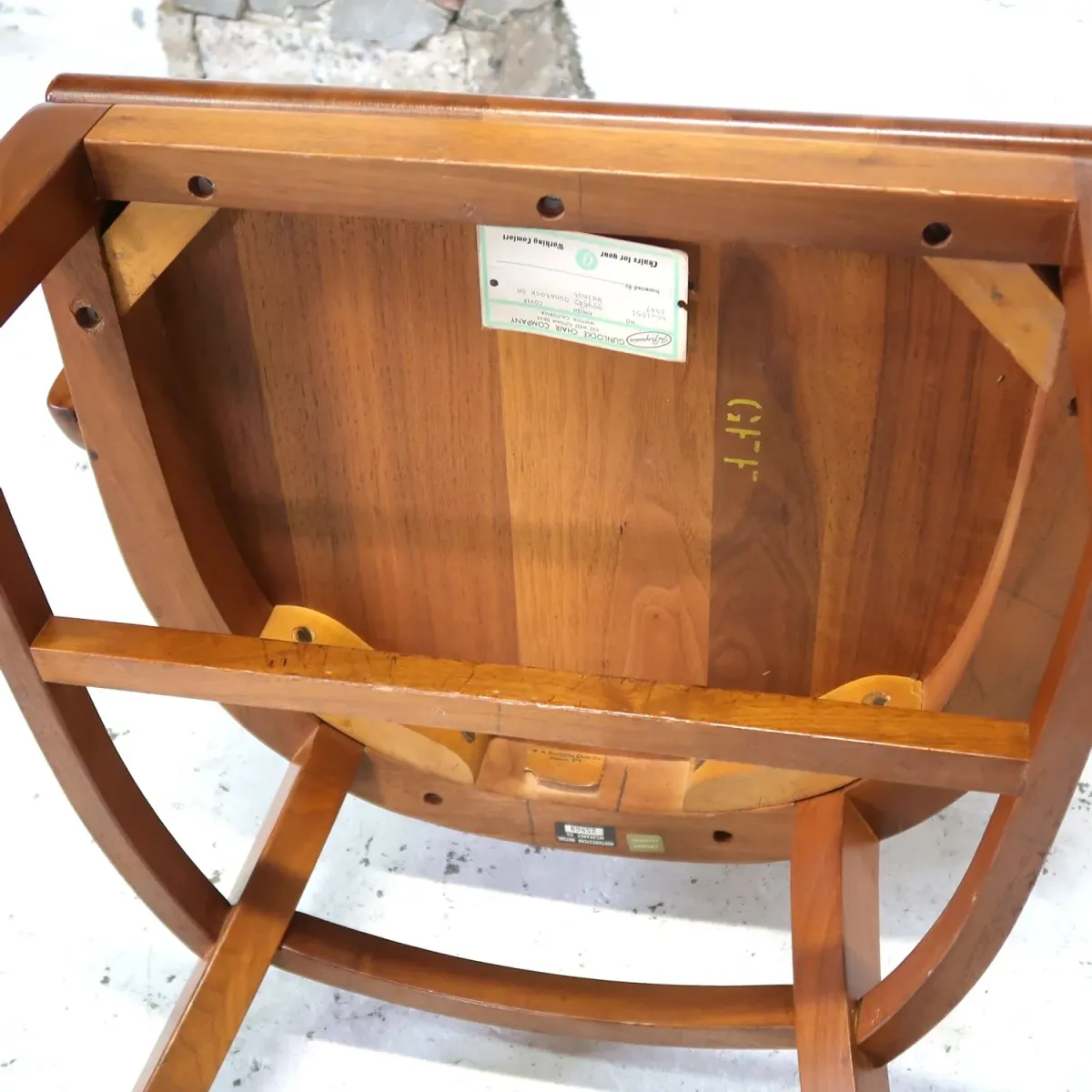 Gunlocke Chair社 アンティーク アームチェア ウォルナット