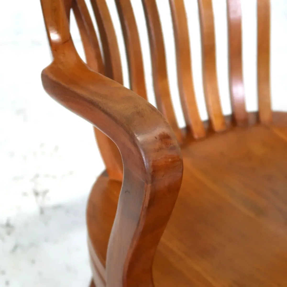 Gunlocke Chair社 アンティーク アームチェア ウォルナット