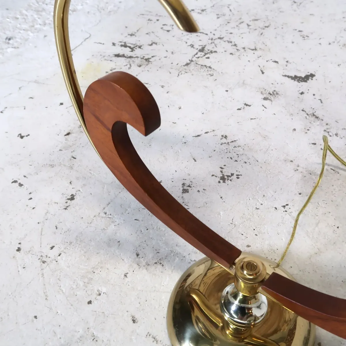 ミッドセンチュリー ファイバーテーブルランプ 2灯