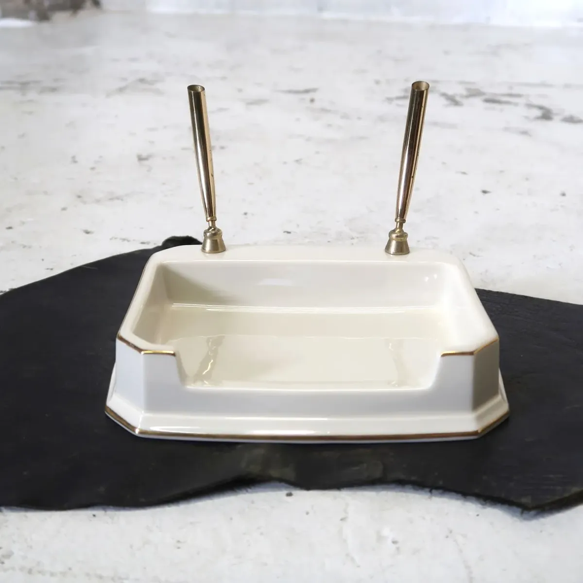 LENOX ビンテージ ペンスタンド セラミック