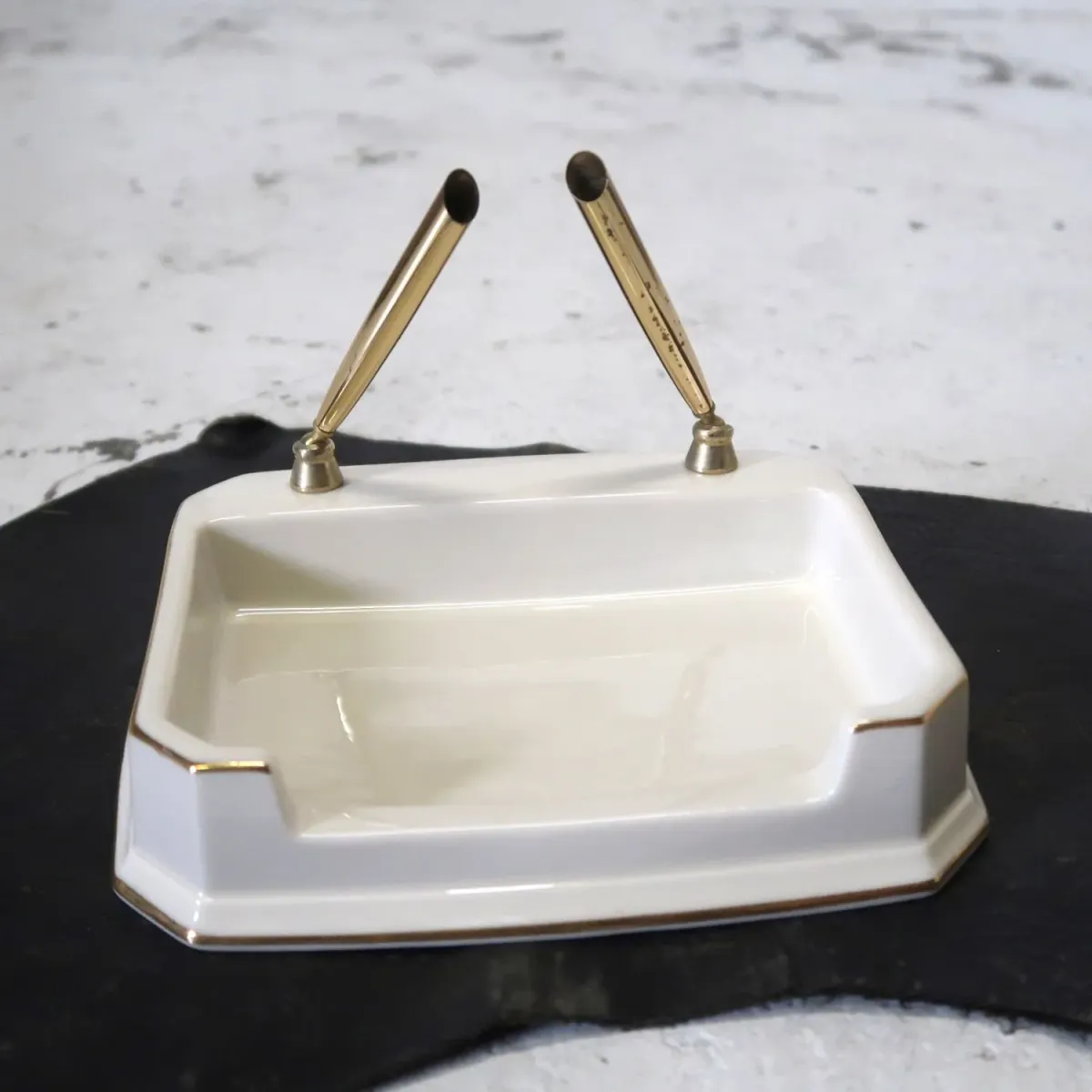 LENOX ビンテージ ペンスタンド セラミック