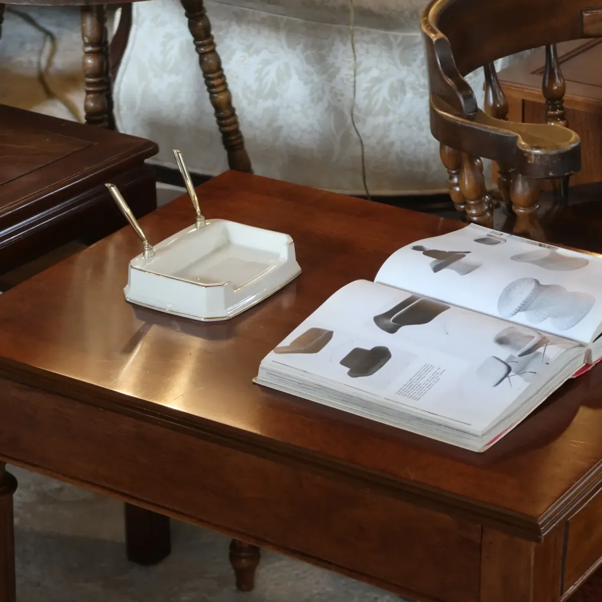 LENOX ビンテージ ペンスタンド セラミック