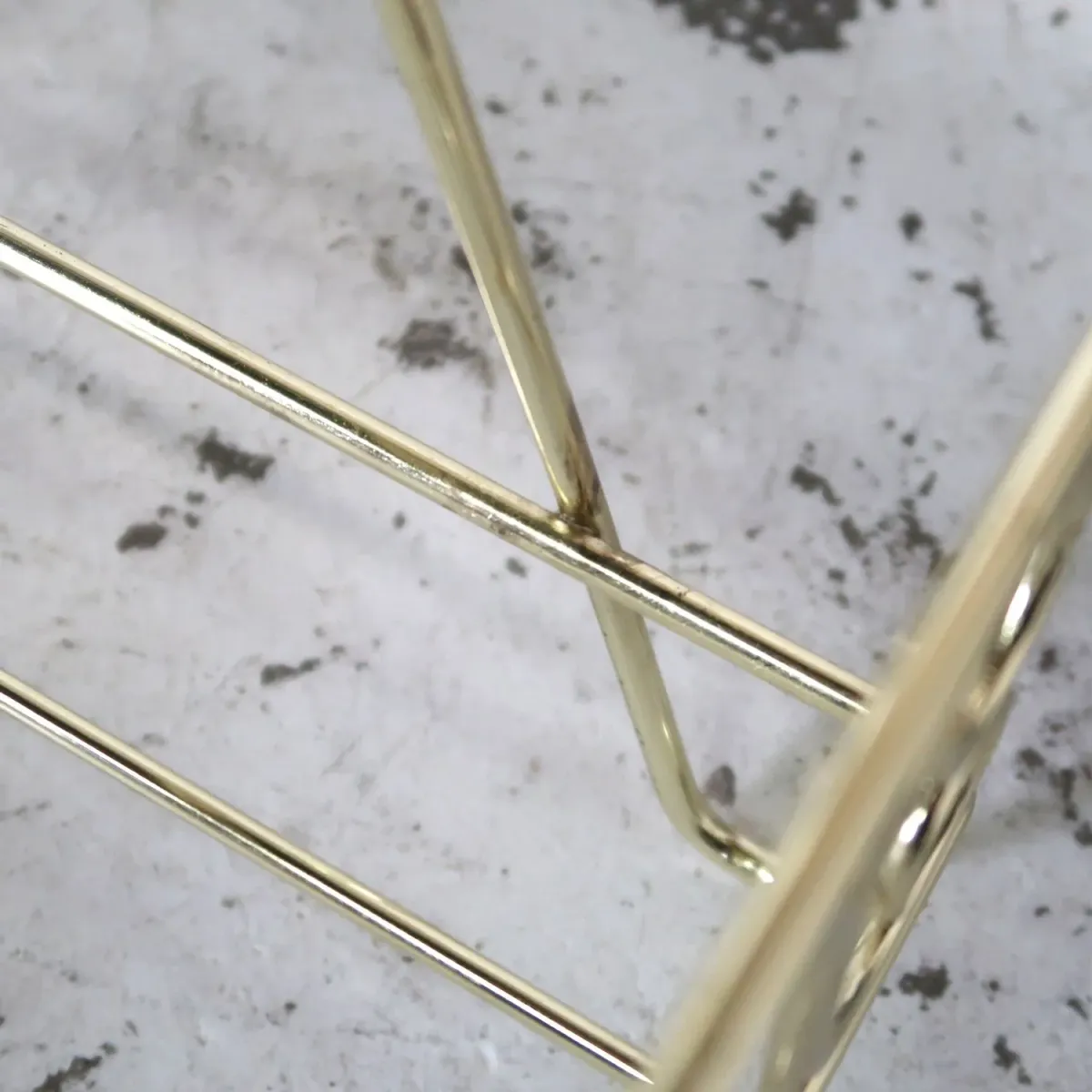 アンティーク ワイヤーメタル マガジンラック