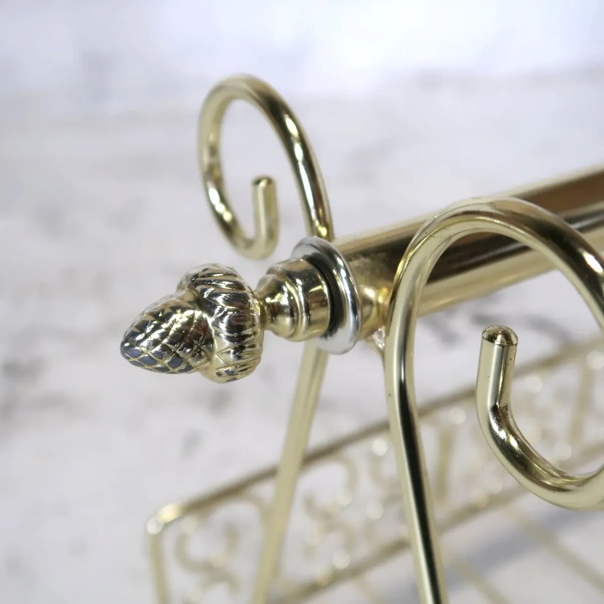 アンティーク ワイヤーメタル マガジンラック