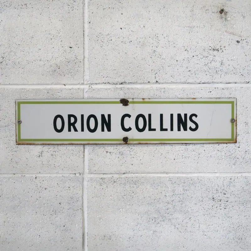 ORION COLLINS ビンテージ ホーローサイン