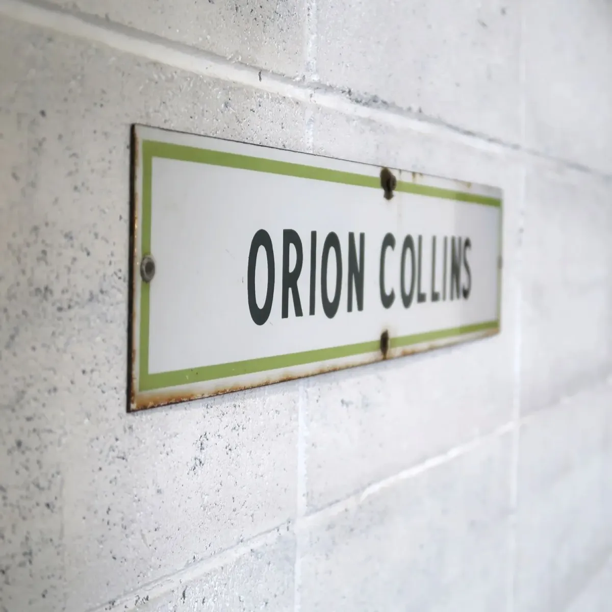 ORION COLLINS ビンテージ ホーローサイン