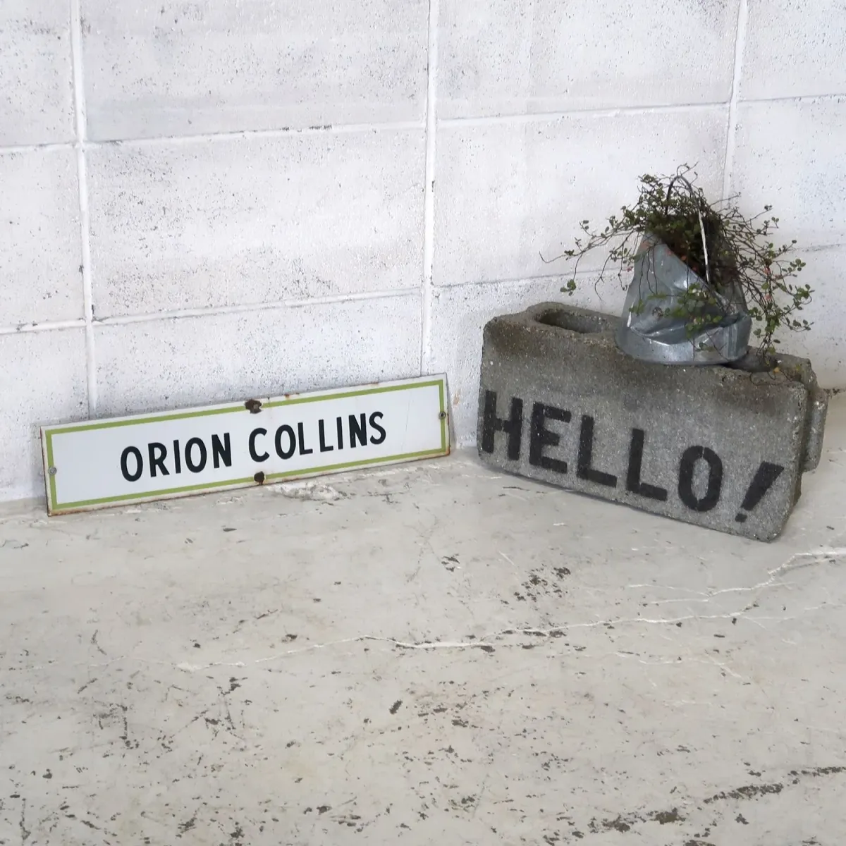 ORION COLLINS ビンテージ ホーローサイン