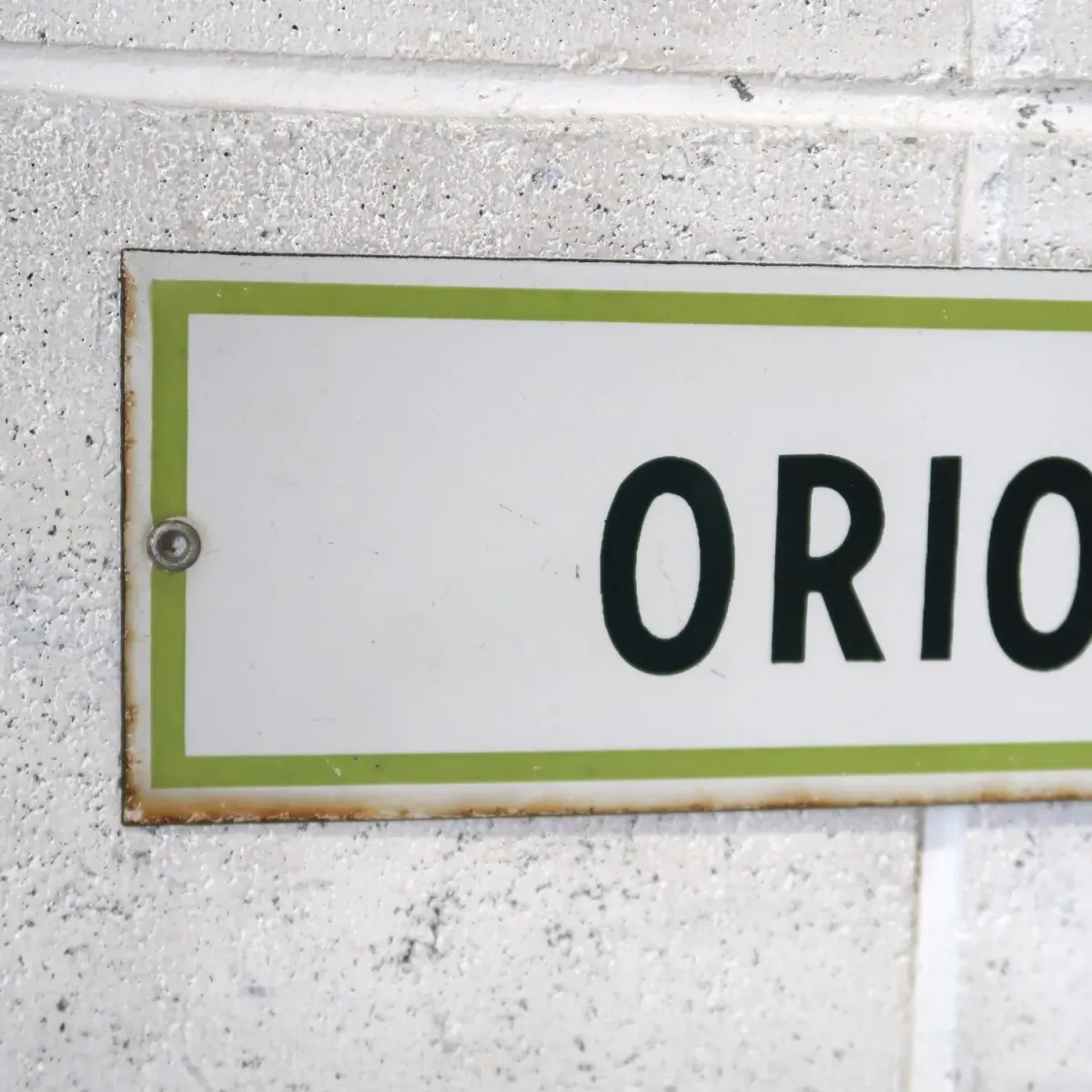 ORION COLLINS ビンテージ ホーローサイン