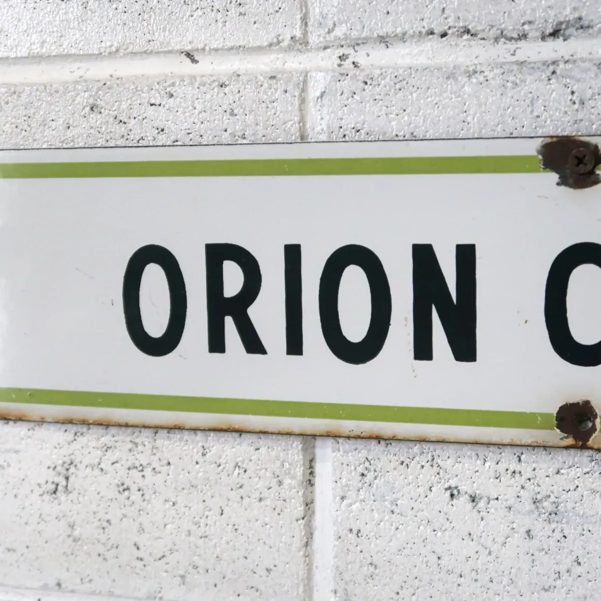 ORION COLLINS ビンテージ ホーローサイン