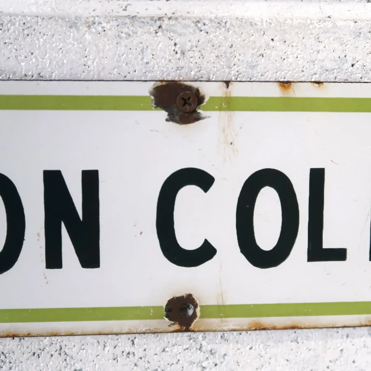 ORION COLLINS ビンテージ ホーローサイン