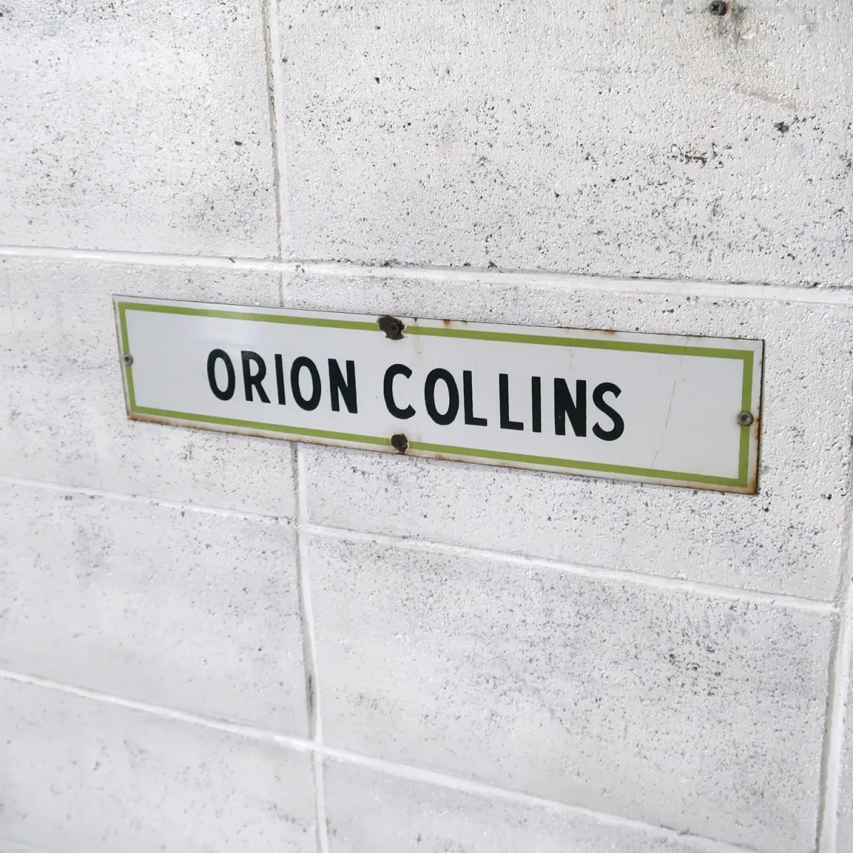 ORION COLLINS ビンテージ ホーローサイン