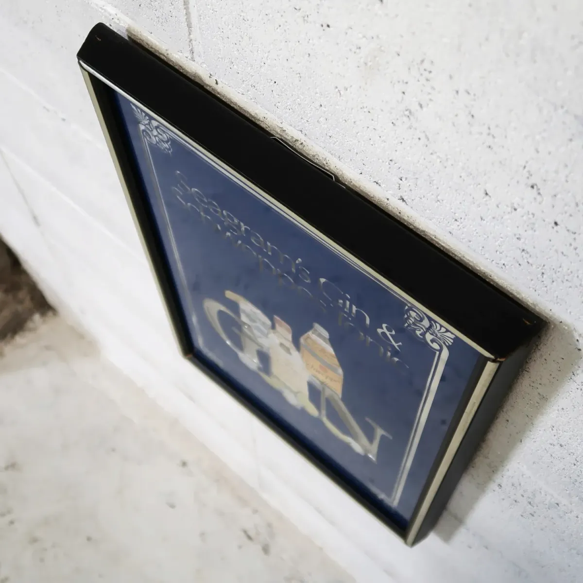 Seagram's×Schweppes ビンテージ パブミラー