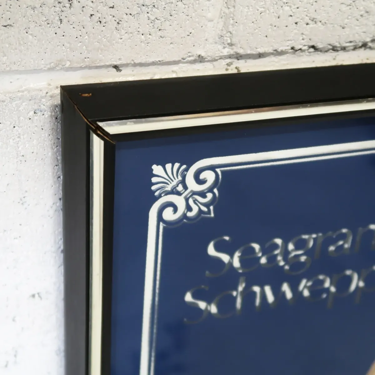 Seagram's×Schweppes ビンテージ パブミラー