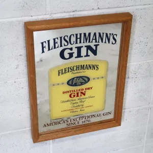 FLEISCHMANN'S GIN ビンテージ パブミラー