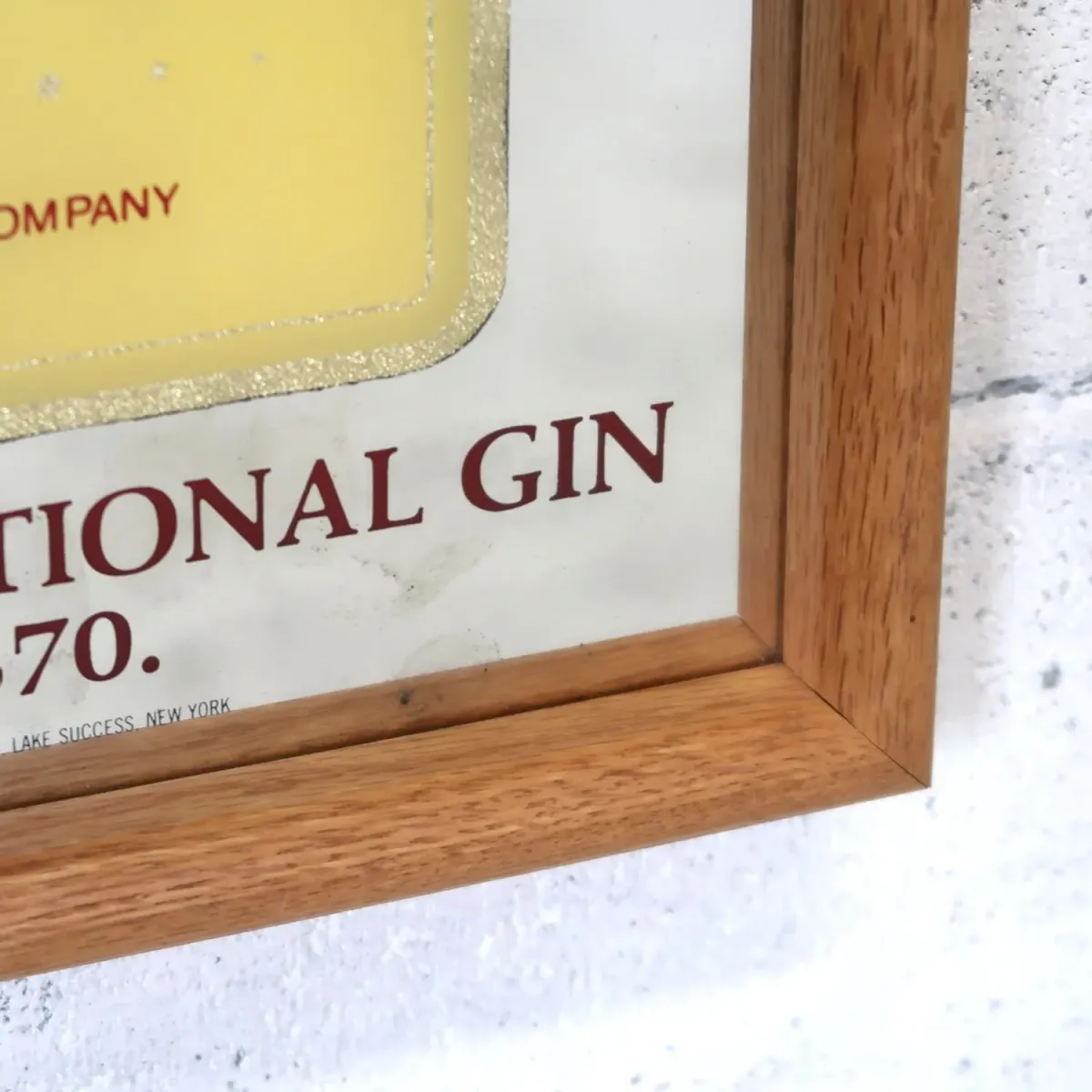 FLEISCHMANN'S GIN ビンテージ パブミラー