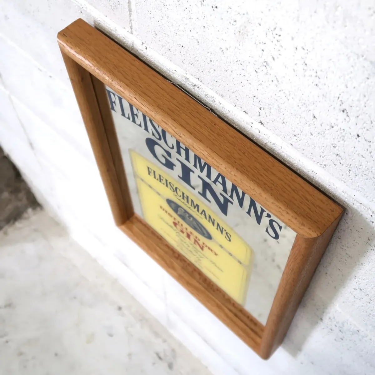 FLEISCHMANN'S GIN ビンテージ パブミラー