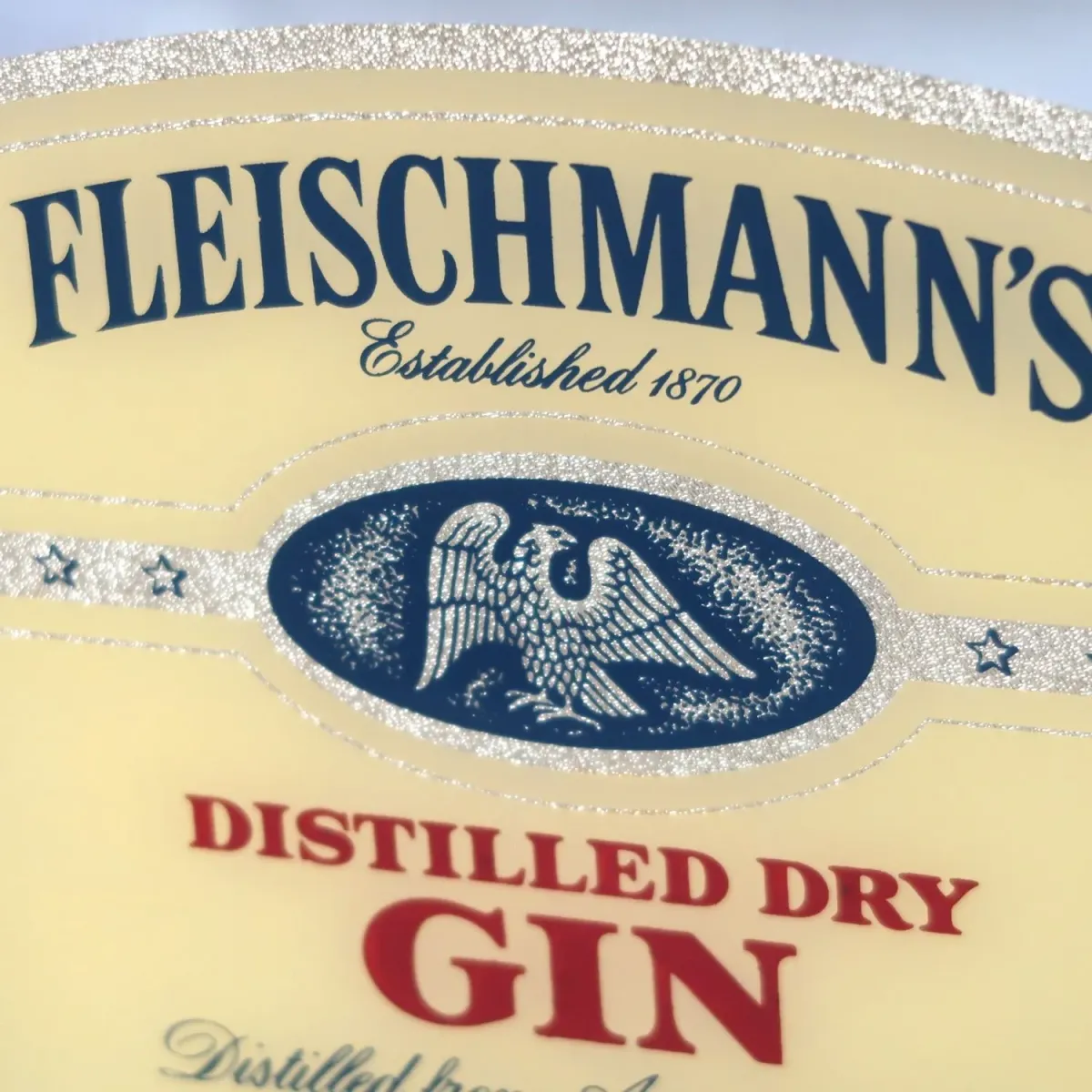 FLEISCHMANN'S GIN ビンテージ パブミラー