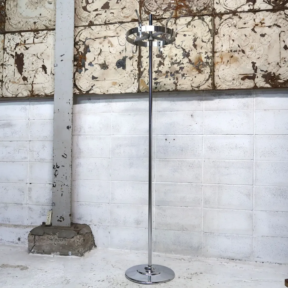 ビンテージ メタルハンガーラック