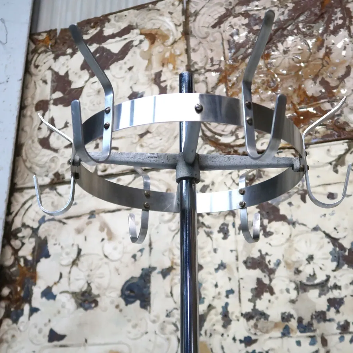 ビンテージ メタルハンガーラック