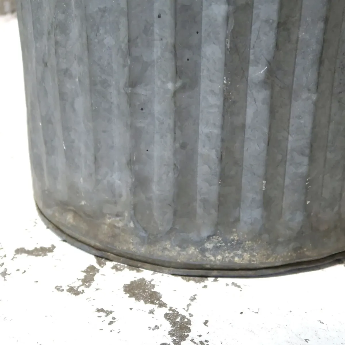 ビンテージ メタル 大型ゴミ箱