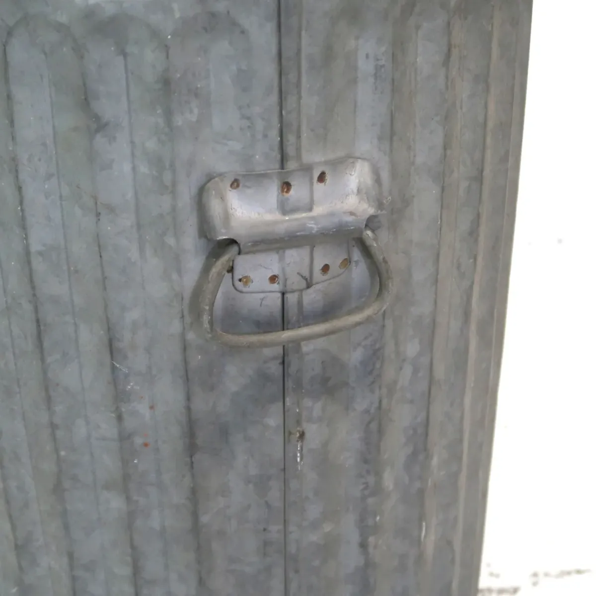 ビンテージ メタル 大型ゴミ箱