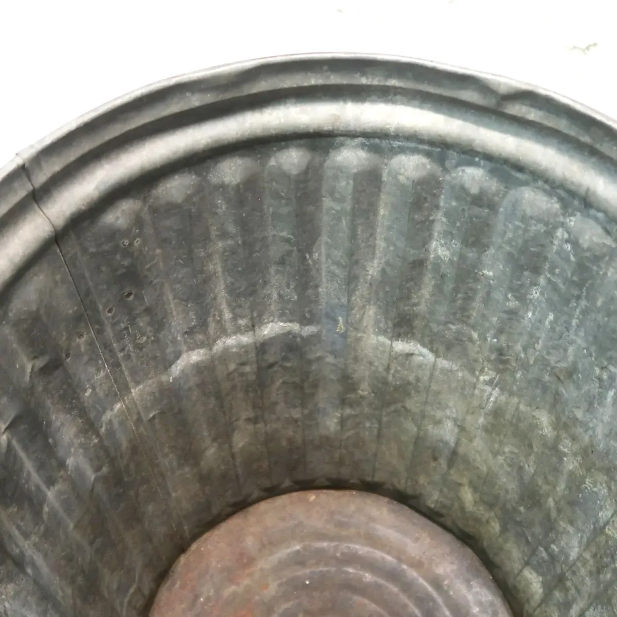 ビンテージ メタル 大型ゴミ箱