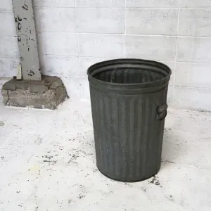 ビンテージ メタル 大型ゴミ箱