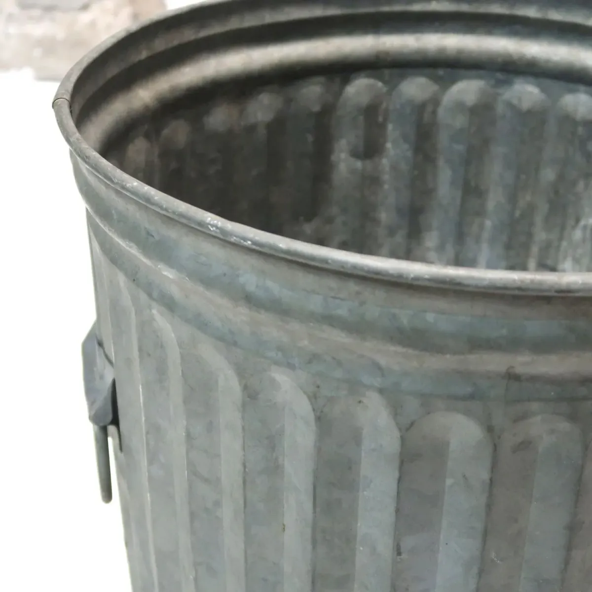 ビンテージ メタル 大型ゴミ箱