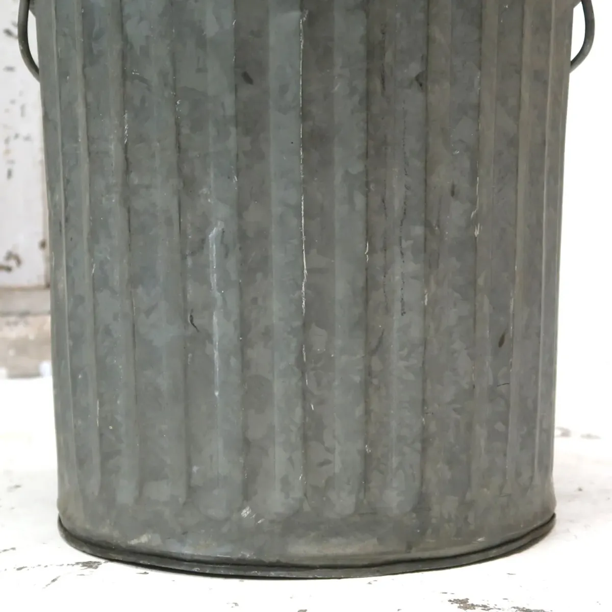 ビンテージ メタル 大型ゴミ箱