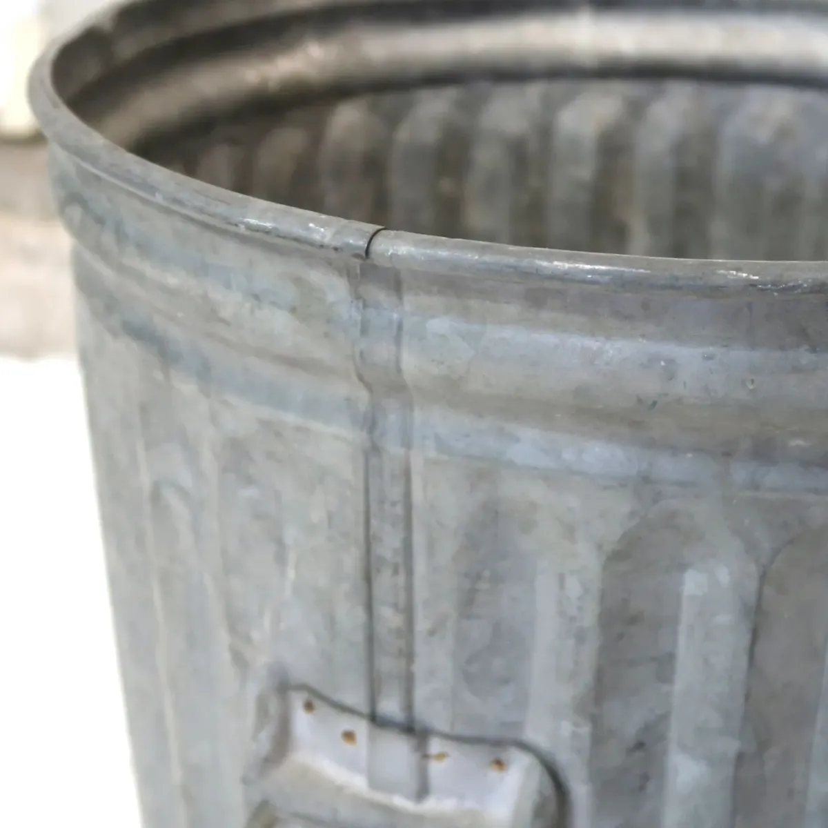 ビンテージ メタル 大型ゴミ箱