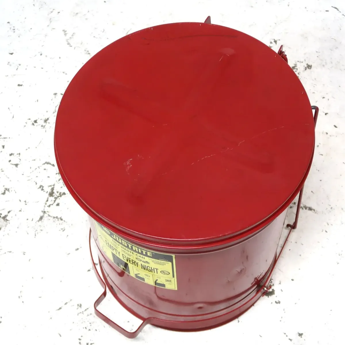 JUSTRITE 大型メタルゴミ箱