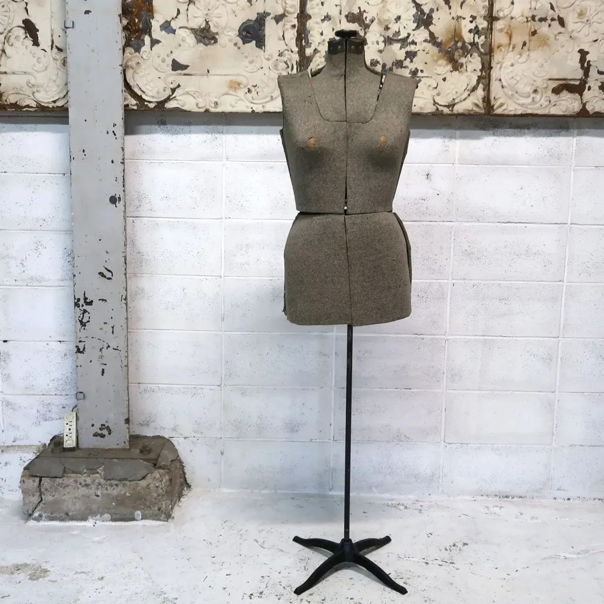 40's～ アンティーク ドレスフォーム トルソー