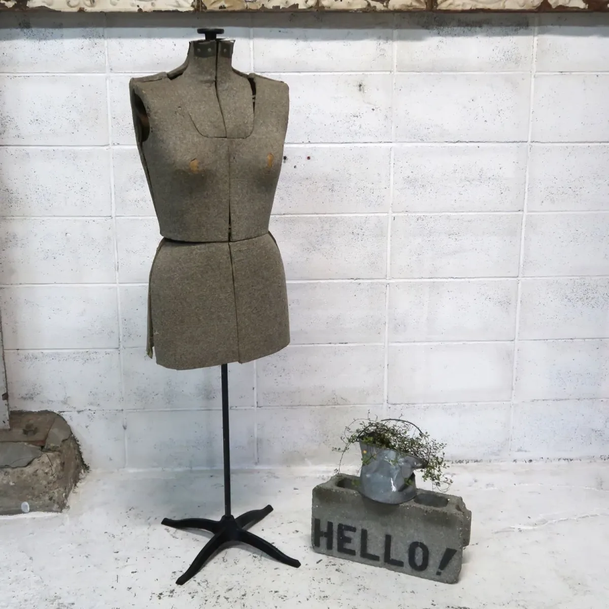 40's～ アンティーク ドレスフォーム トルソー