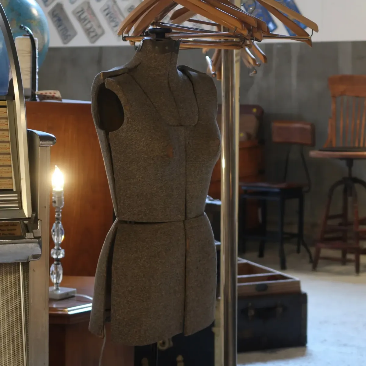 40's～ アンティーク ドレスフォーム トルソー