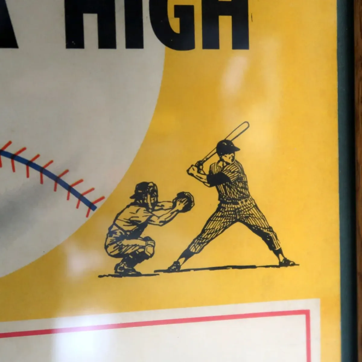 1967 ST. HELENA HIGH ゲームスケジュール 額装 ペプシコーラ