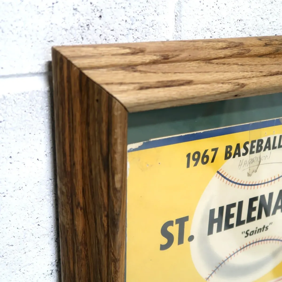 1967 ST. HELENA HIGH ゲームスケジュール 額装 ペプシコーラ