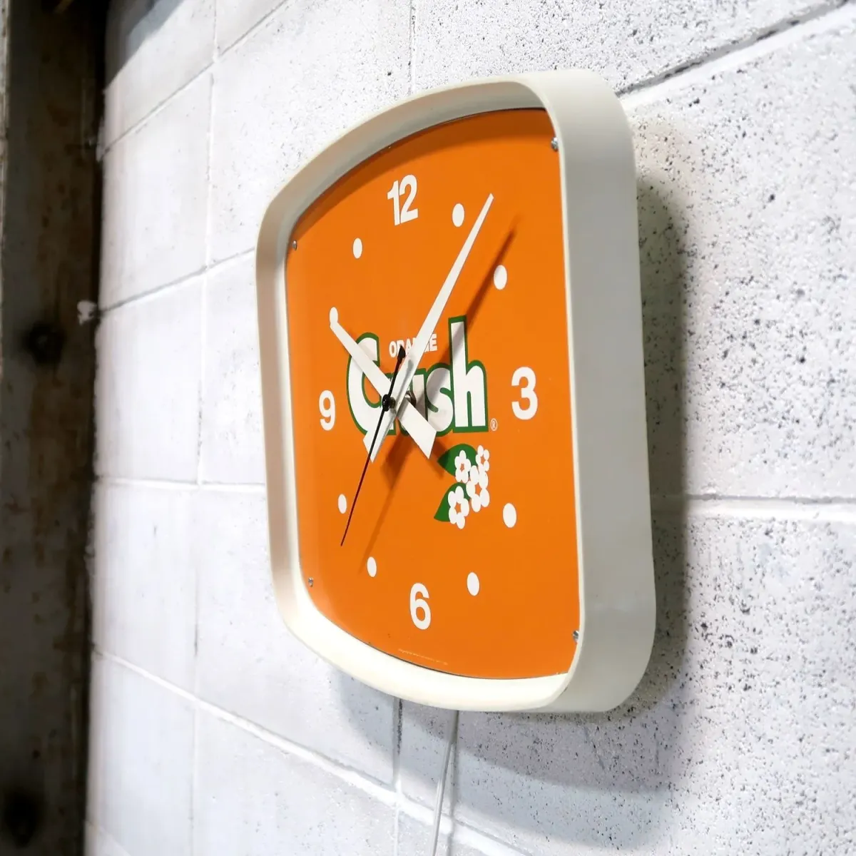 ORANGE Crush ビンテージ ウォールクロック