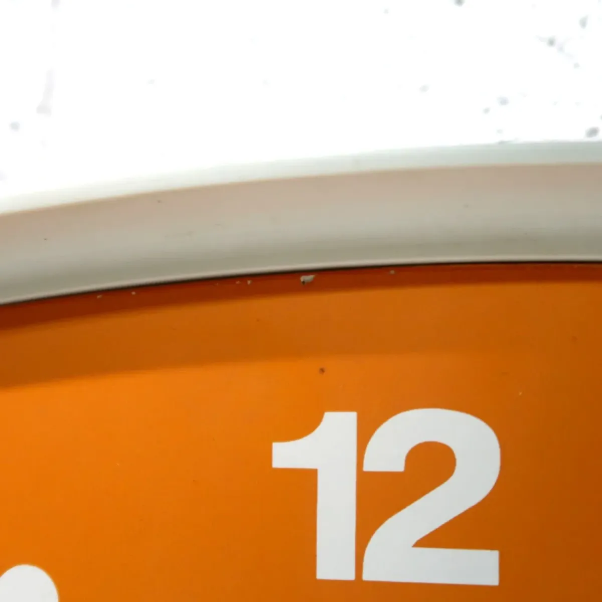 ORANGE Crush ビンテージ ウォールクロック