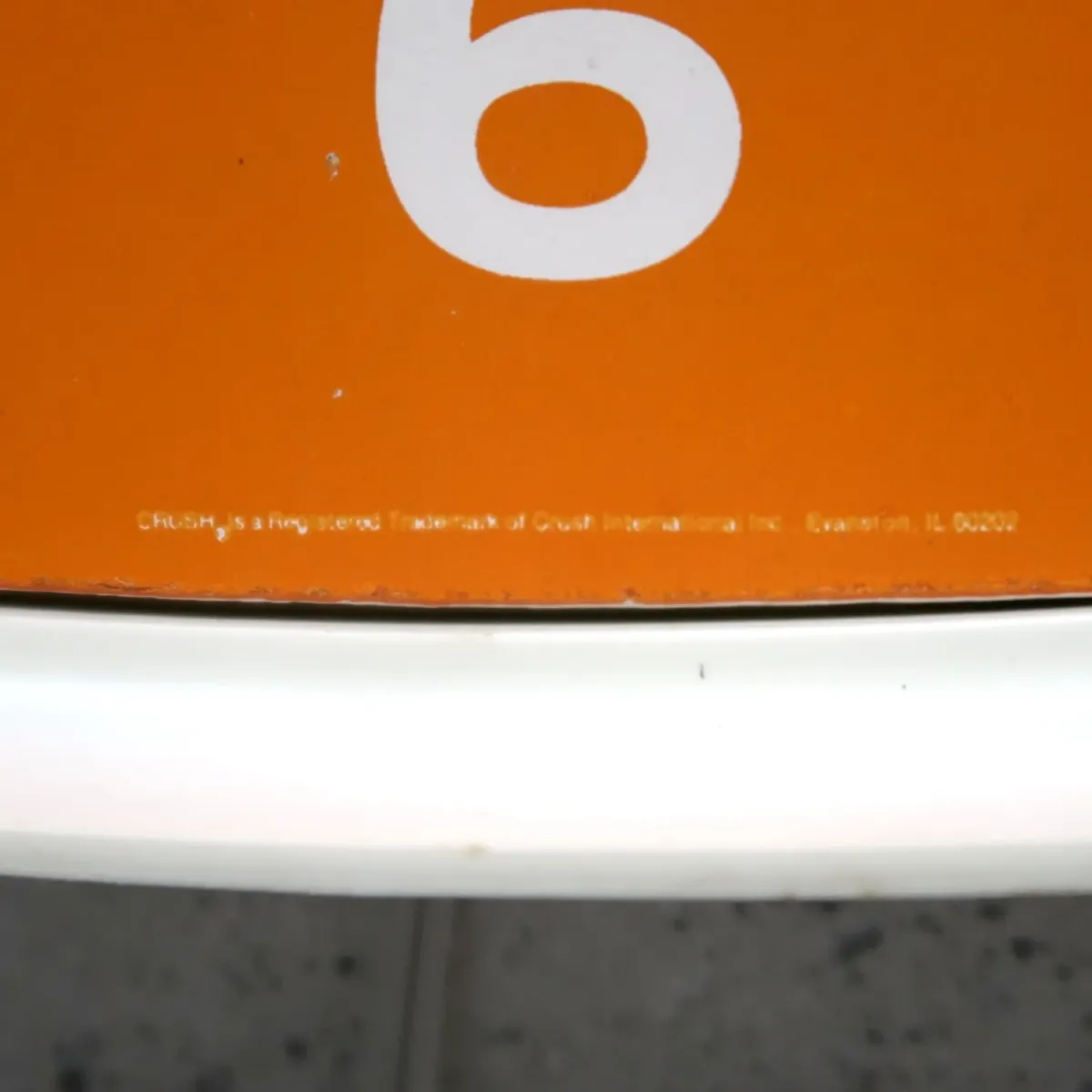 ORANGE Crush ビンテージ ウォールクロック