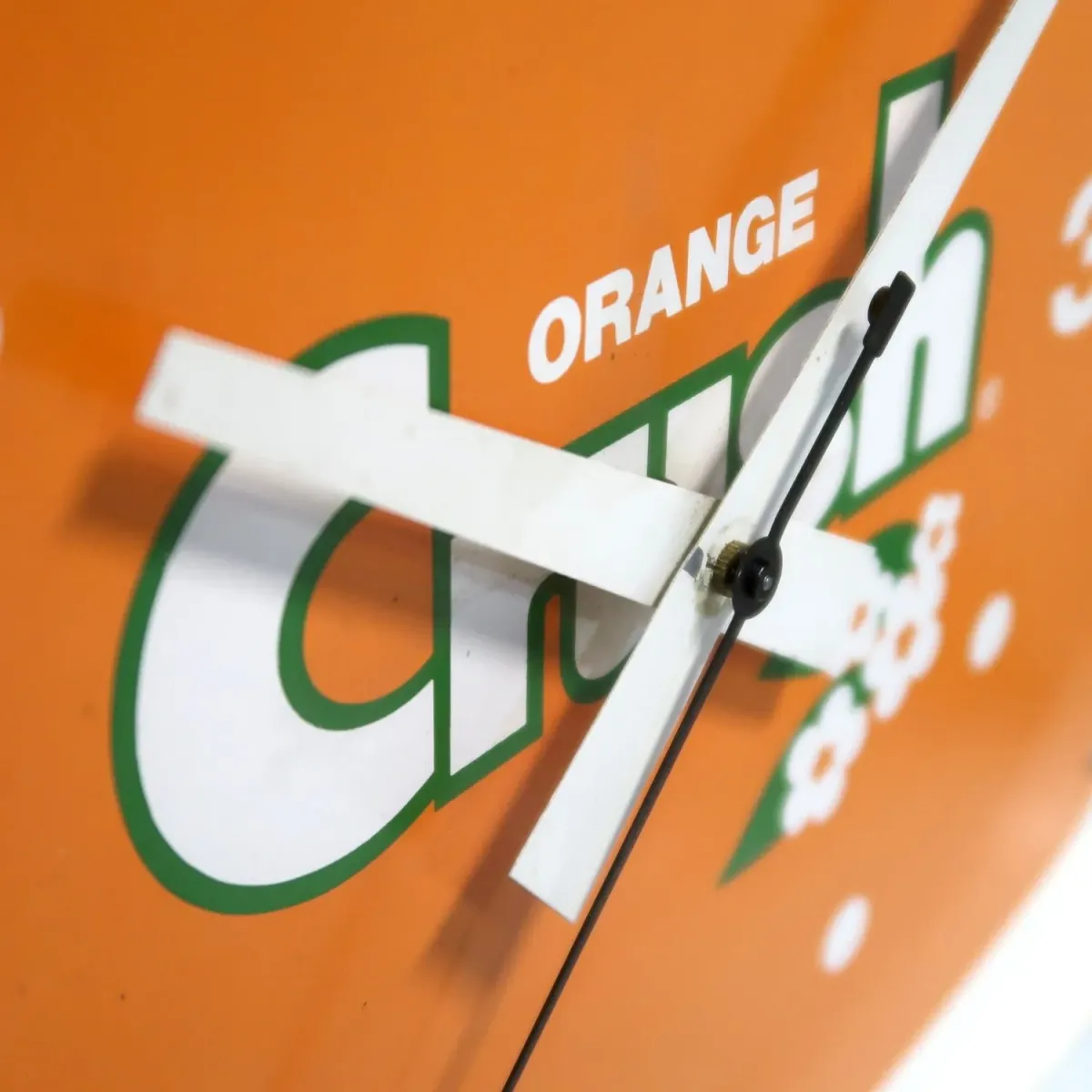 ORANGE Crush ビンテージ ウォールクロック