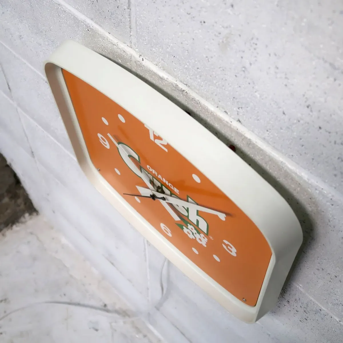 ORANGE Crush ビンテージ ウォールクロック