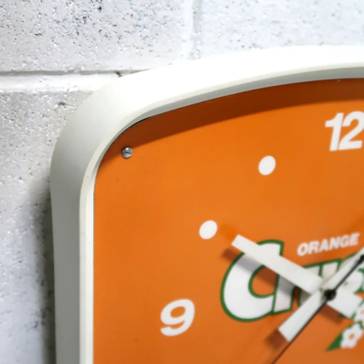ORANGE Crush ビンテージ ウォールクロック