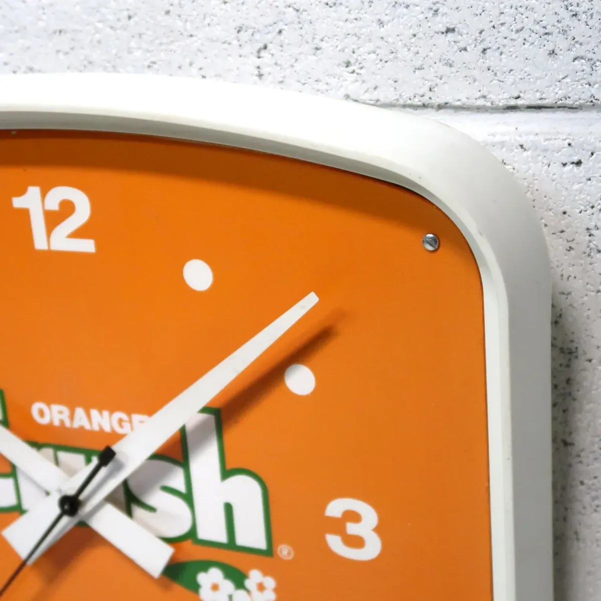 ORANGE Crush ビンテージ ウォールクロック