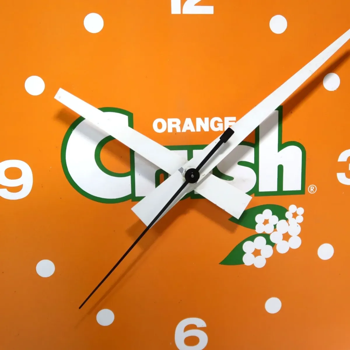 ORANGE Crush ビンテージ ウォールクロック