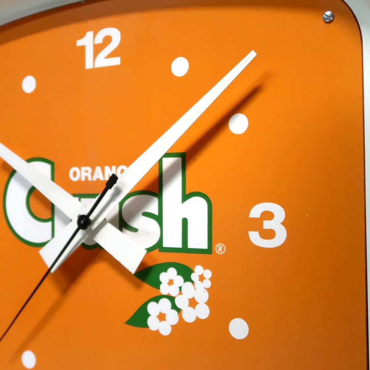 ORANGE Crush ビンテージ ウォールクロック