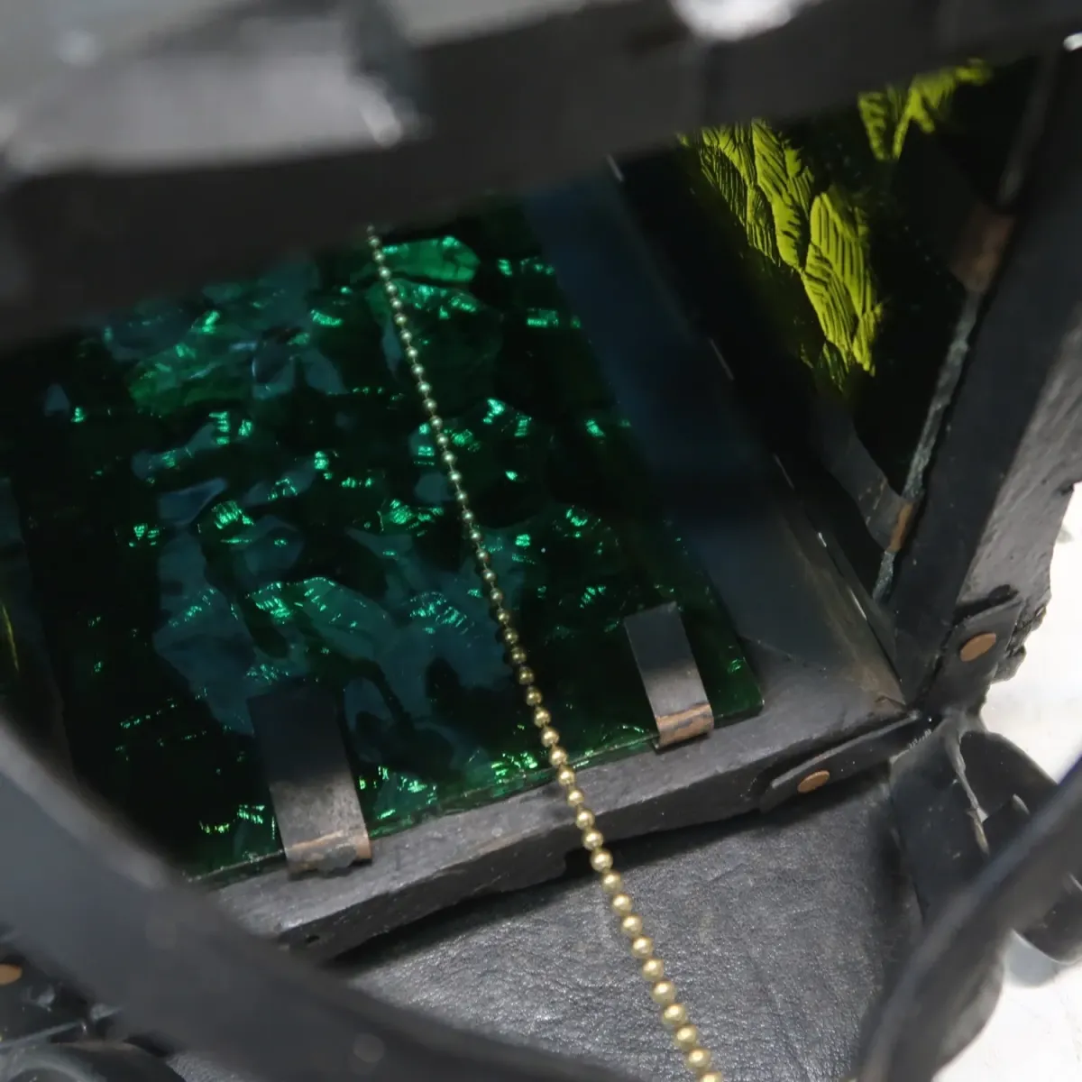 アンティーク アイアン×ウッド ペンダントランプ