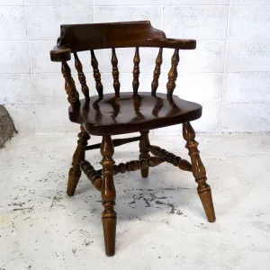 アンティーク ウッド キャプテンチェア