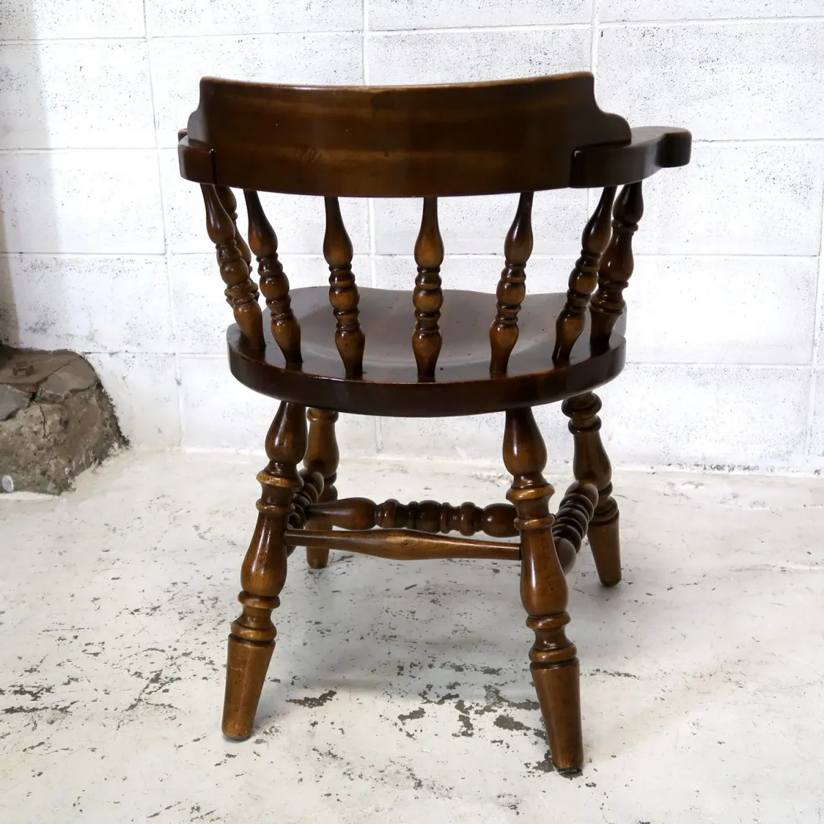 アンティーク ウッド キャプテンチェア