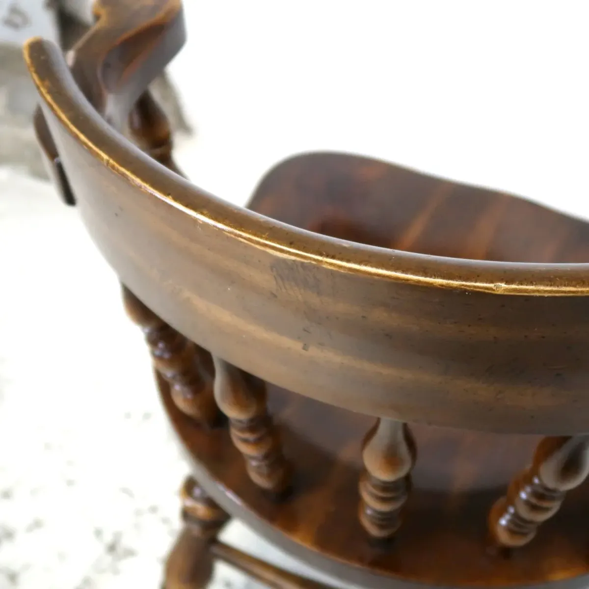 アンティーク ウッド キャプテンチェア